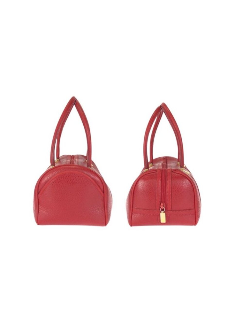 Gucci Vintage Interlocking Red Gold Leather 000 58 Mini Boston Bag - Picture 8 of 9